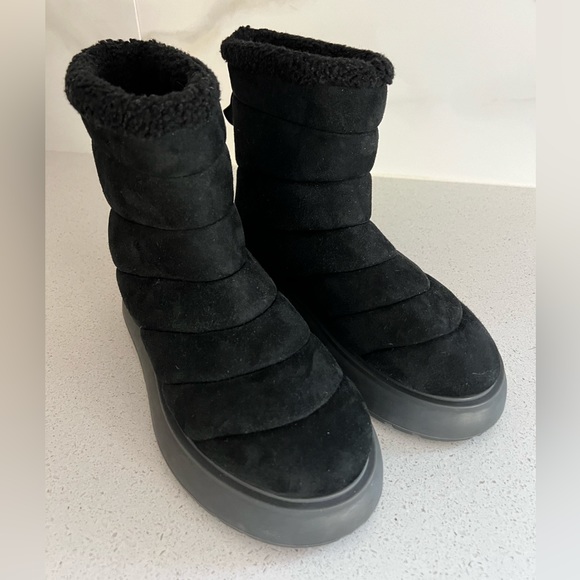 MONCLER Black Hermosa Black Ankle Boots EU 36 - Picture 1 of 5